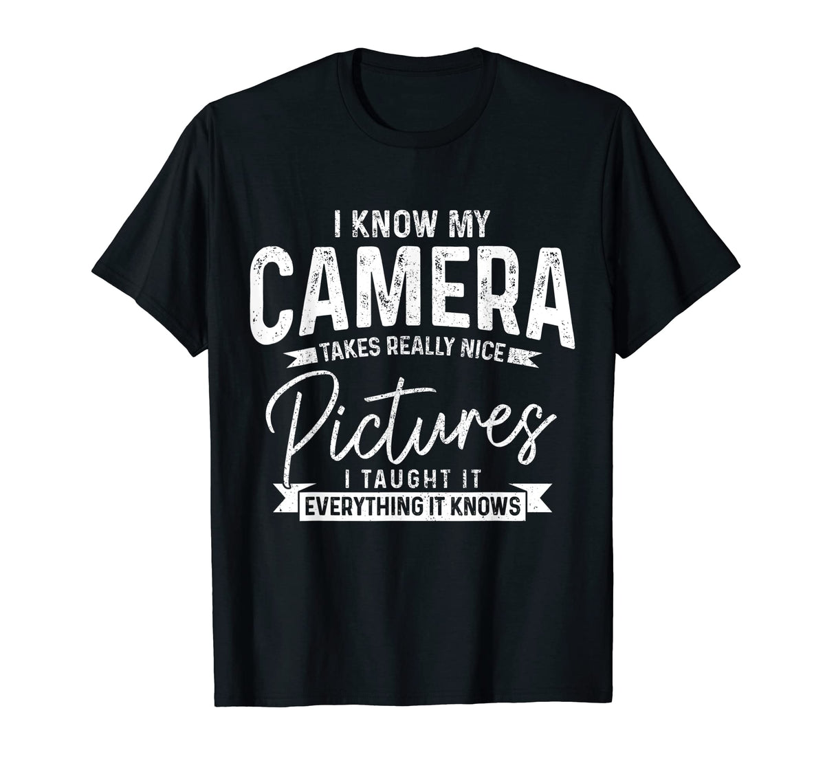 Funny Photographer Camera Funny T-Shirt - Casual Everyday Wear Men Women