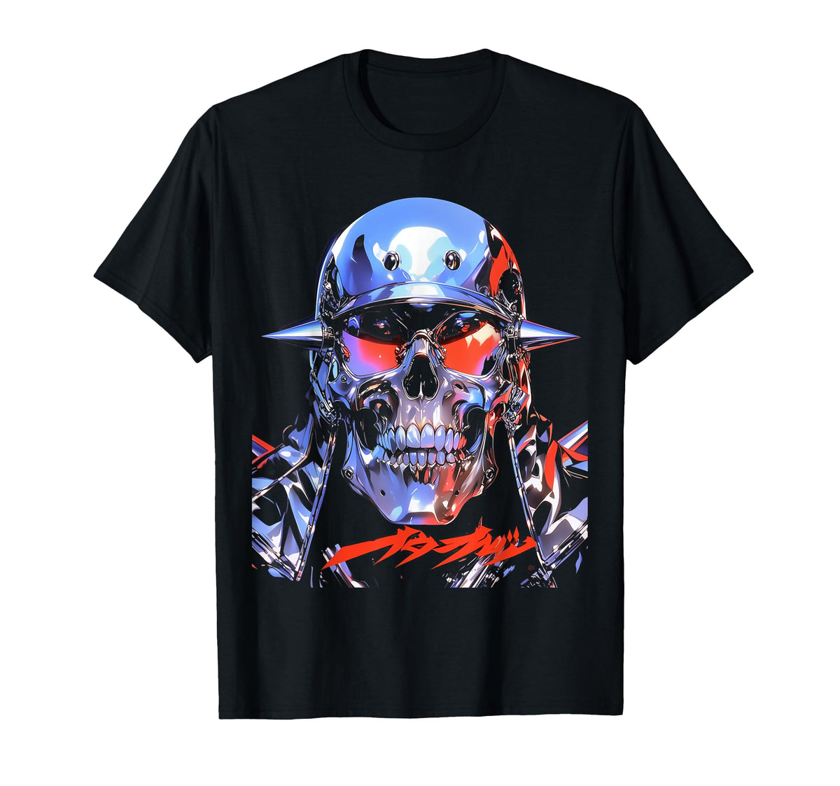 80S Biker Motorcycle Rider Japanese T-Shirt - Streetwear Style for Adults