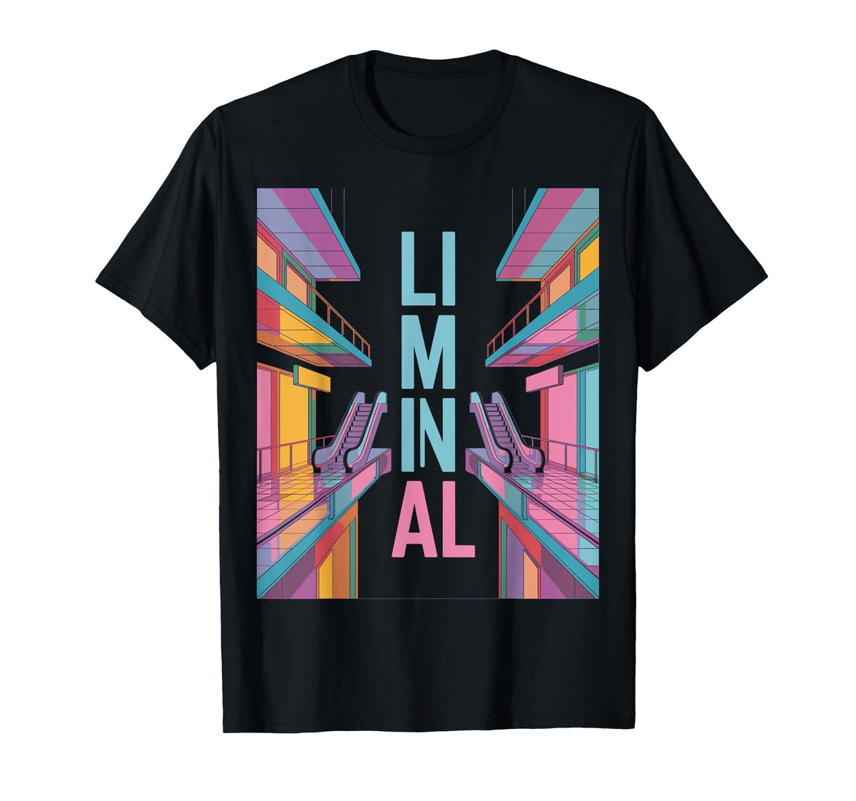 Liminal Aesthetic Vaporwave Japanese T-Shirt - Streetwear Style for Adults