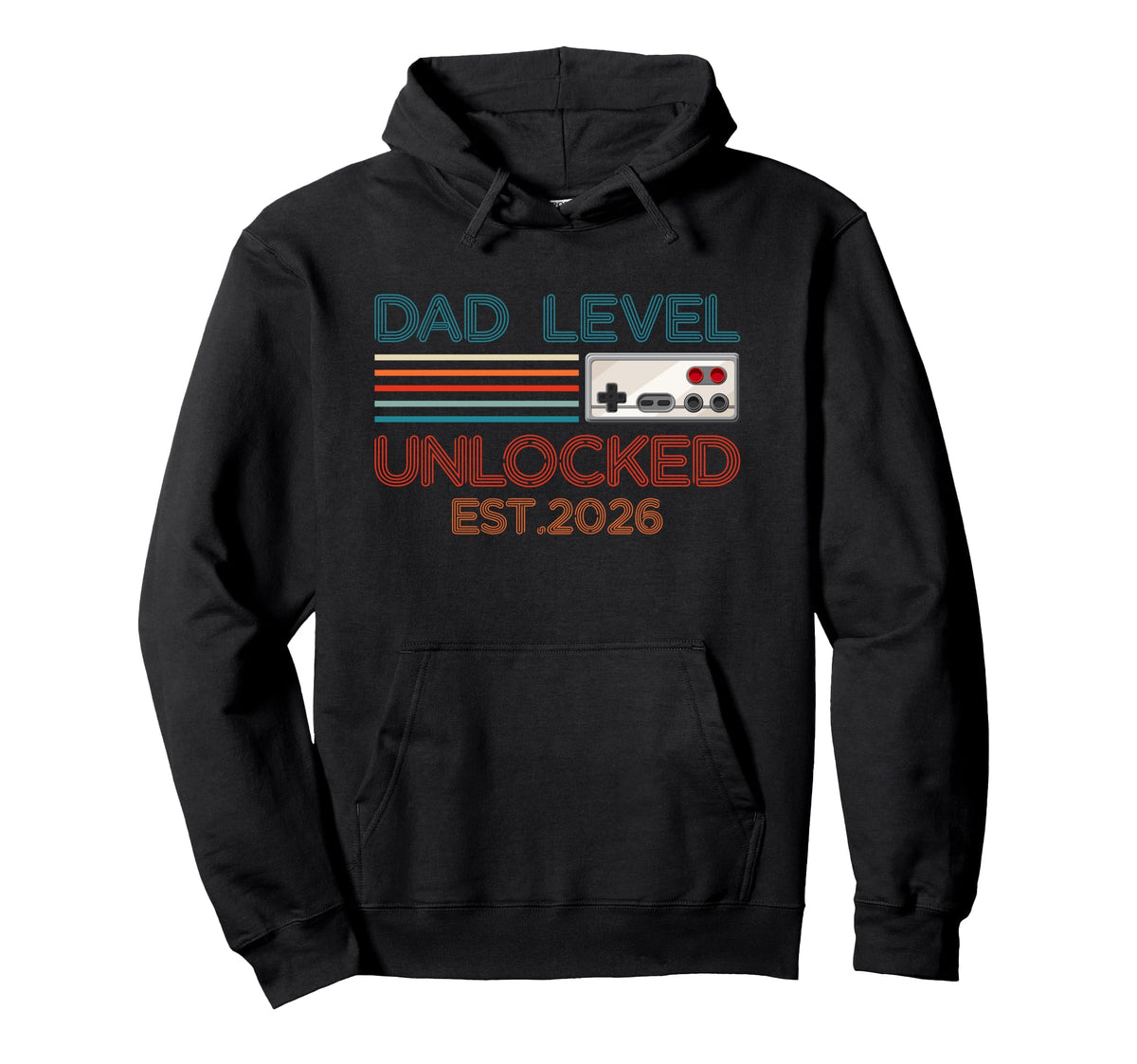Dad Level Unlocked 2026 New Daddy Hoodie - Streetwear Style Men Women