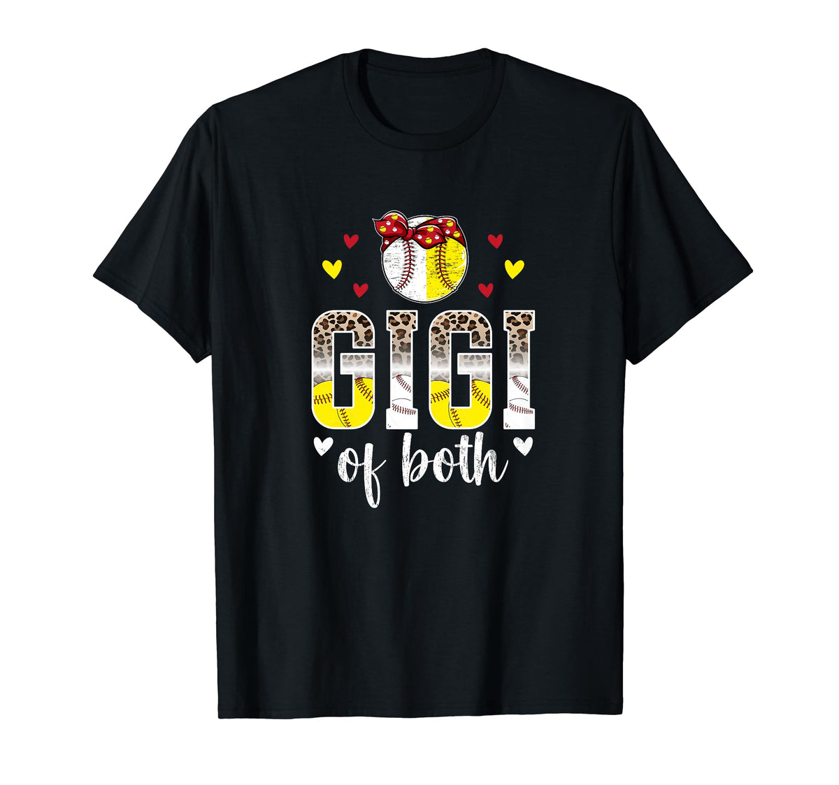 Gigi Both Leopard Baseball Softball T-Shirt - Streetwear Style for Adults