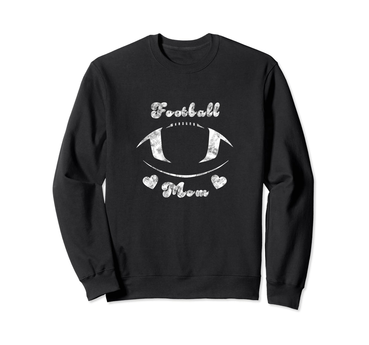 Football Mom Football Game Day I Love Sweatshirt - Custom Art Print Unisex