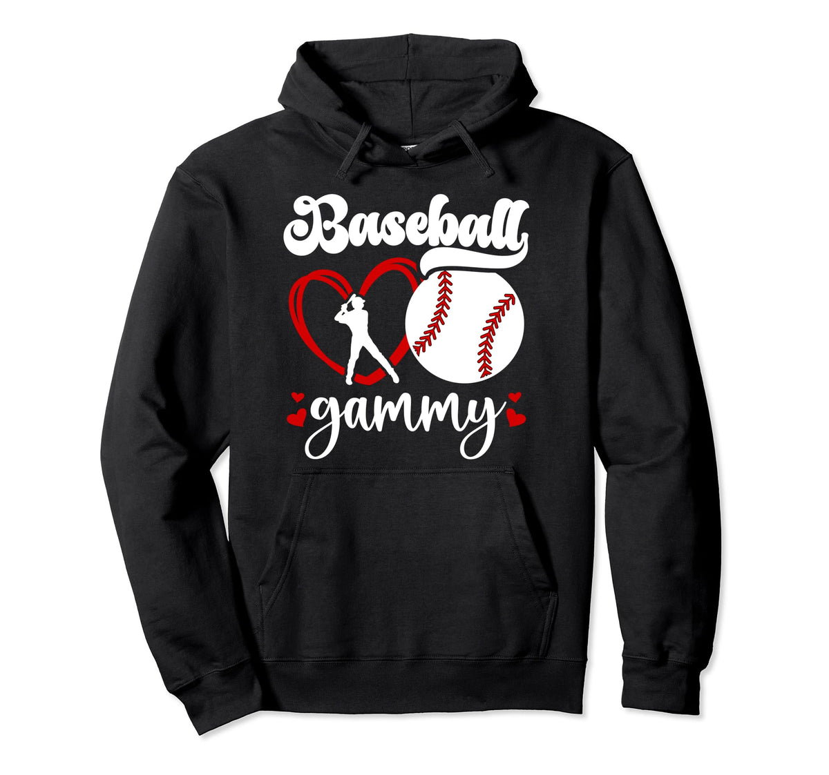 Baseball Gammy Grandma Gammy Baseball Hoodie - Custom Art Print Men Women