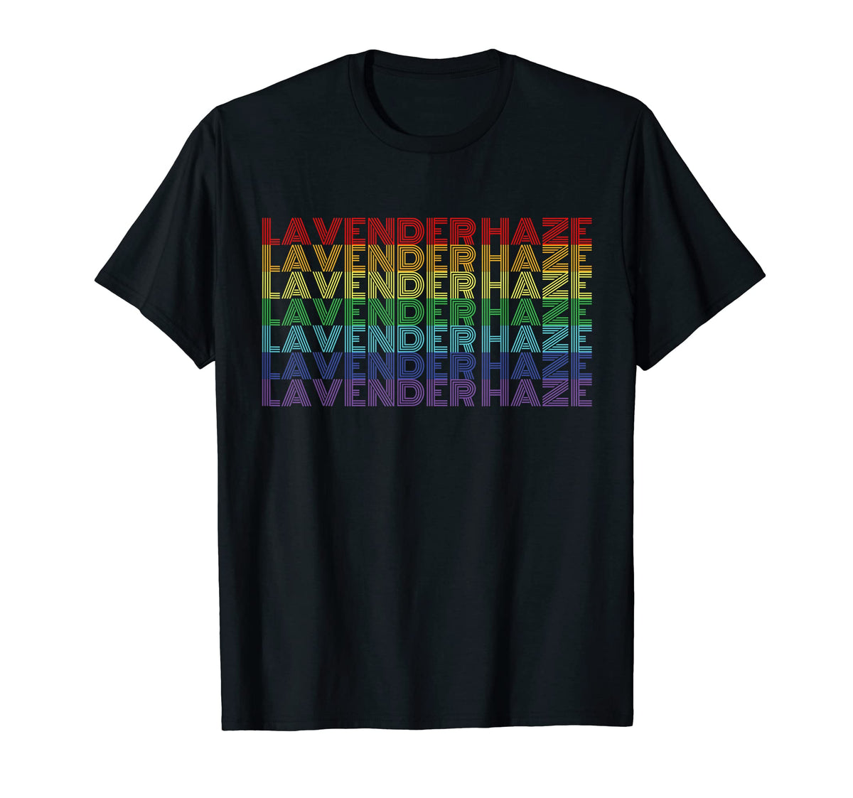 Lavender Haze Rainbow Gift Music Fan T-Shirt - Aesthetic Graphic Men Women