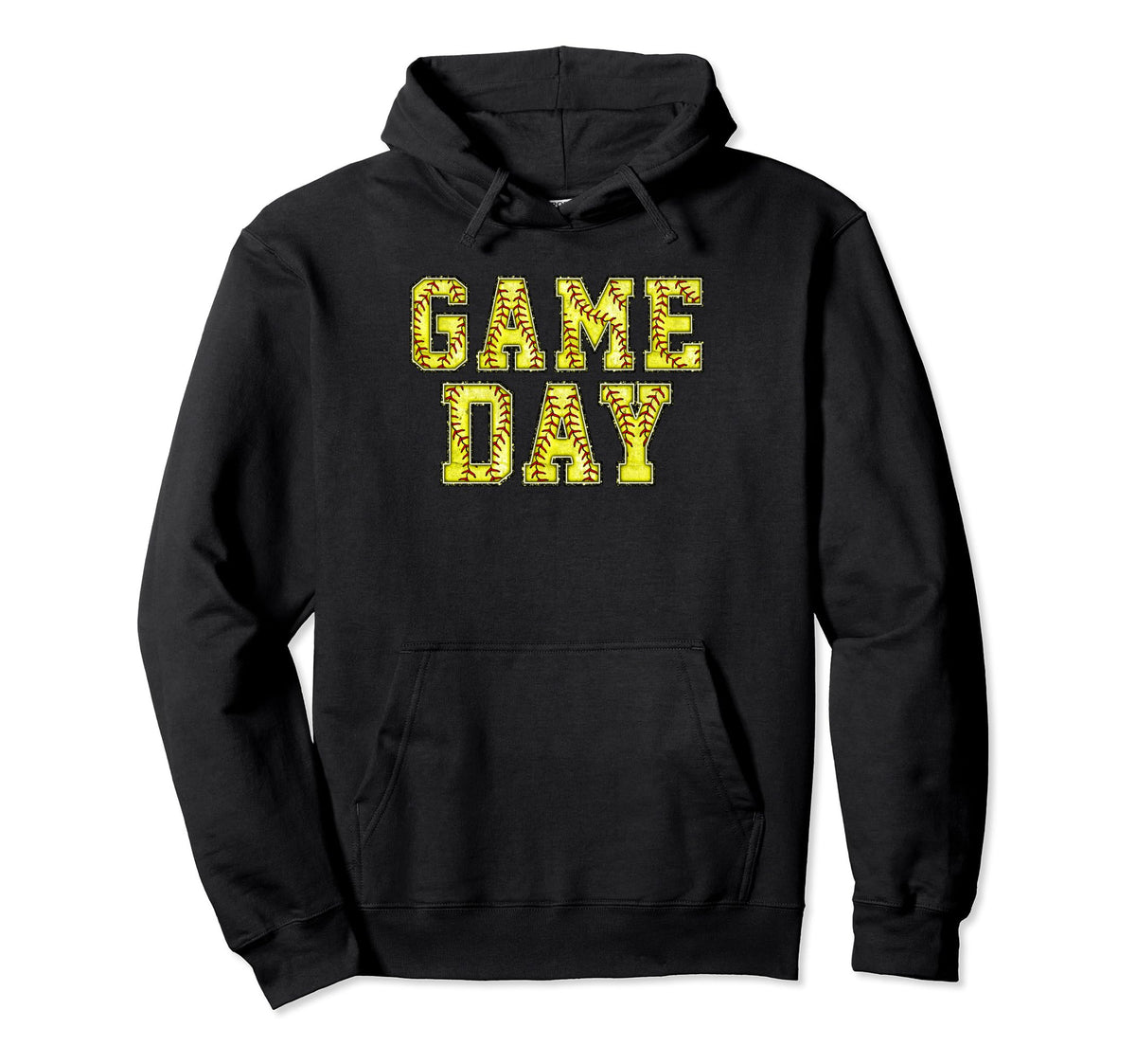 Game Day Softball Ballpark Baller Lover Hoodie - Novelty Apparel Men Women