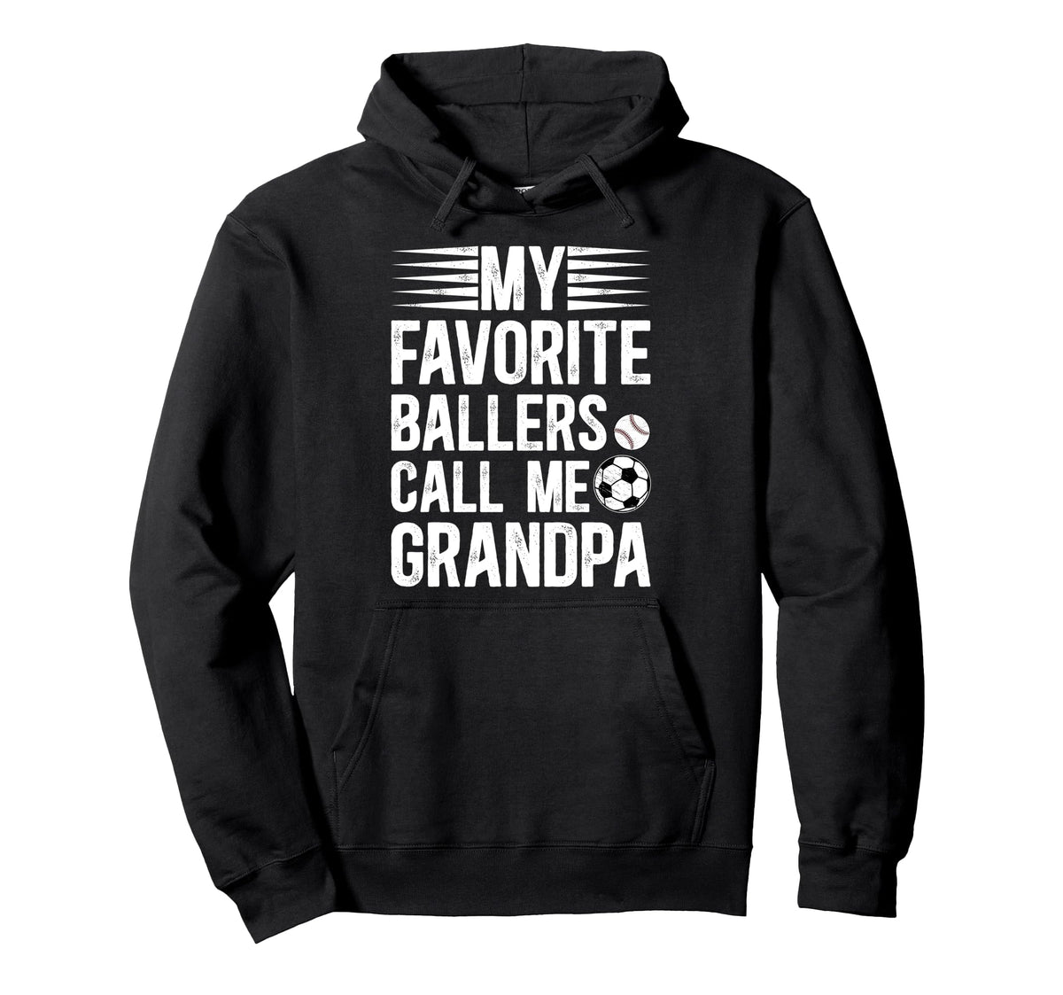 Favorite Ballers Call Me Grandpa Hoodie - Custom Art Print Men Women
