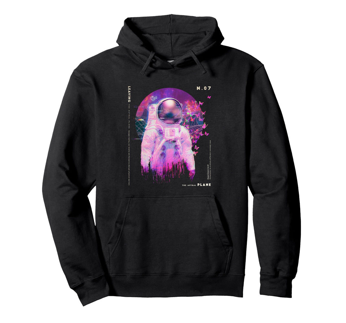 Vaporwave Sthetik 80Er 90Er Streetwear Hoodie - Fun Novelty Design Unisex