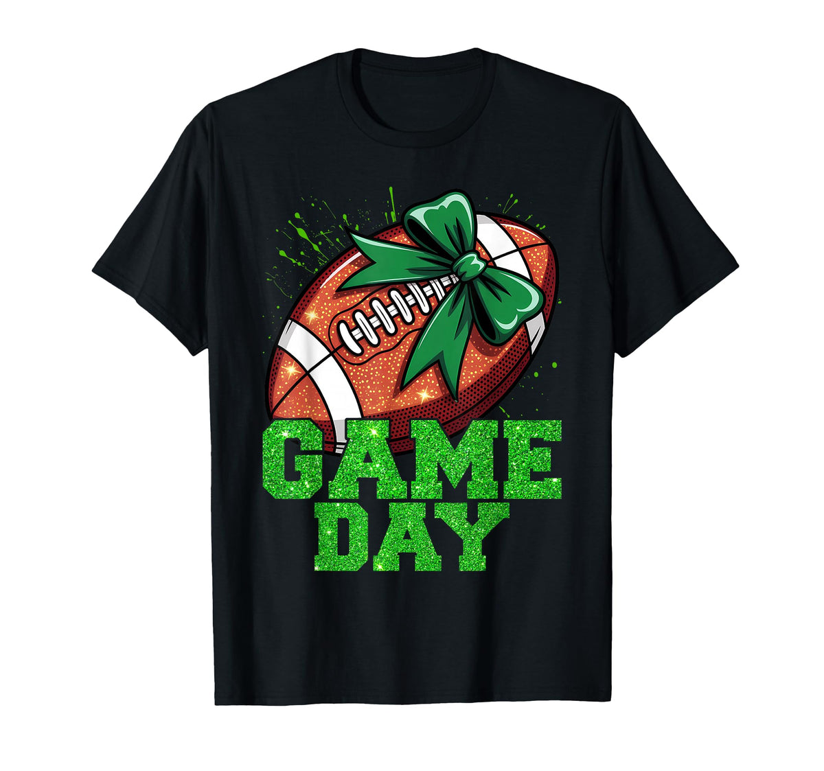 Game Day Touchdown Football Mom Go T-Shirt - Fun Novelty Design for Adults