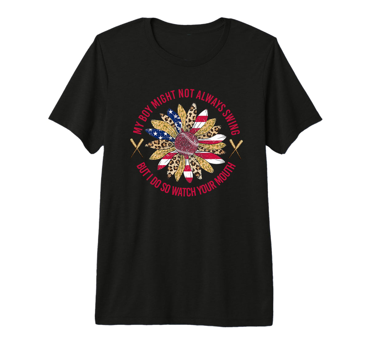 My Might Not Always Swing But I T-Shirt - Casual Everyday Wear Men Women