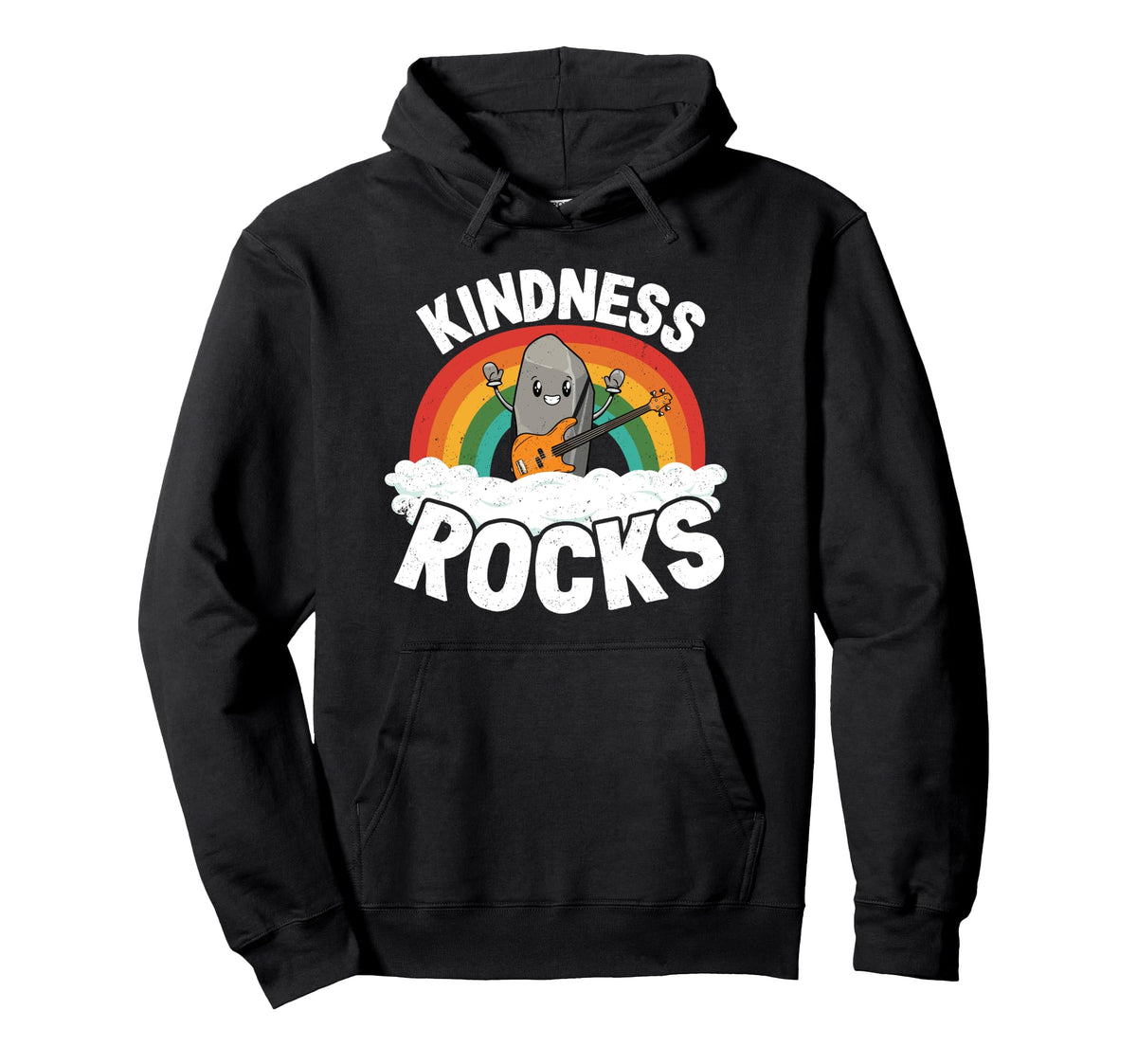 Anti Bullying Rainbow Music Teacher Hoodie - Fun Novelty Design for Adults