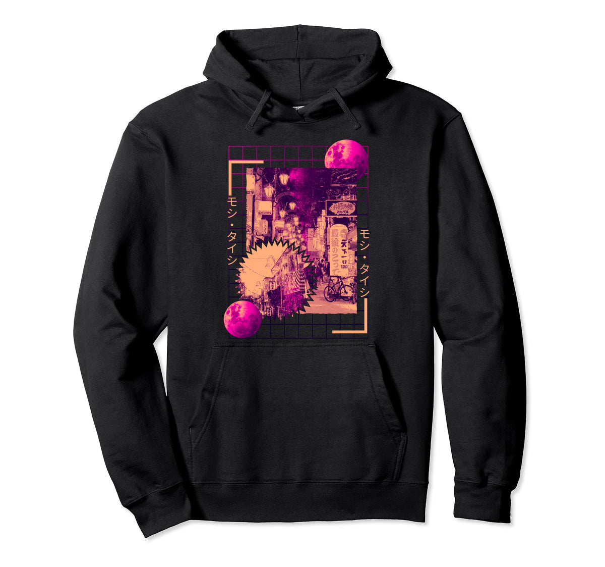 90S Lofi Tokyo Japanese Hoodie - Casual Everyday Wear for Adults