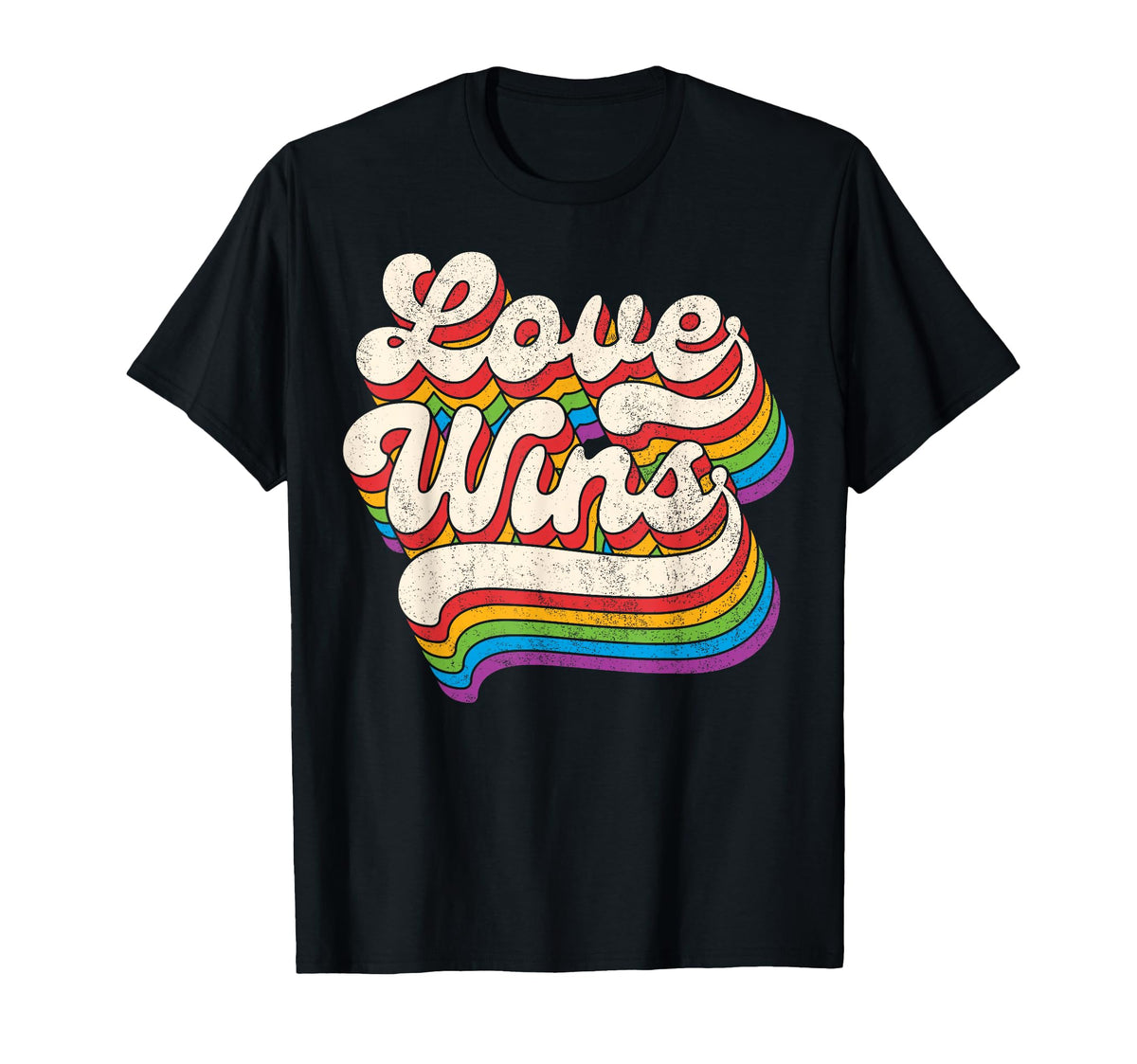Lgbtq Love Wins Gay Pride Lgbt Ally T-Shirt - Fun Novelty Design Unisex