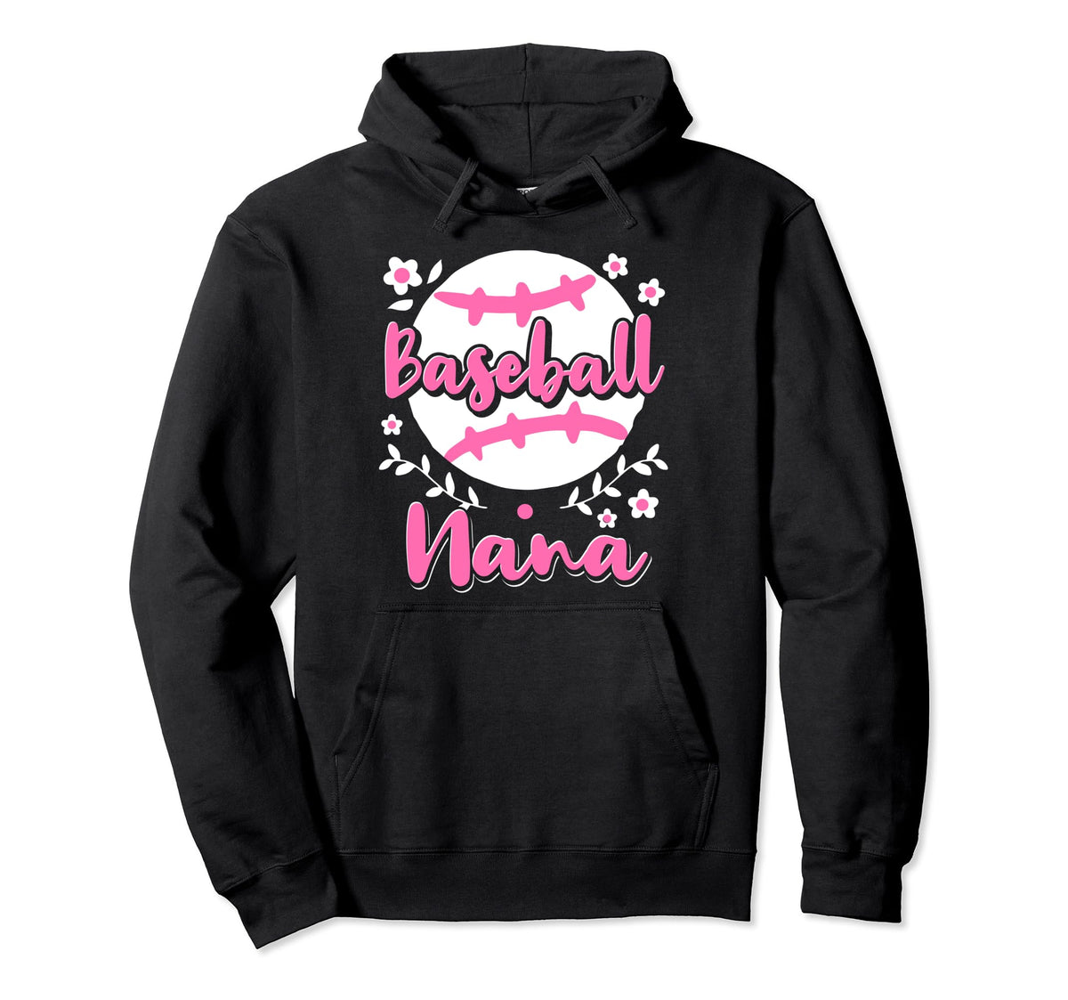 Baseball Nana Baseball Grandma Hoodie - Minimalist Print Men Women