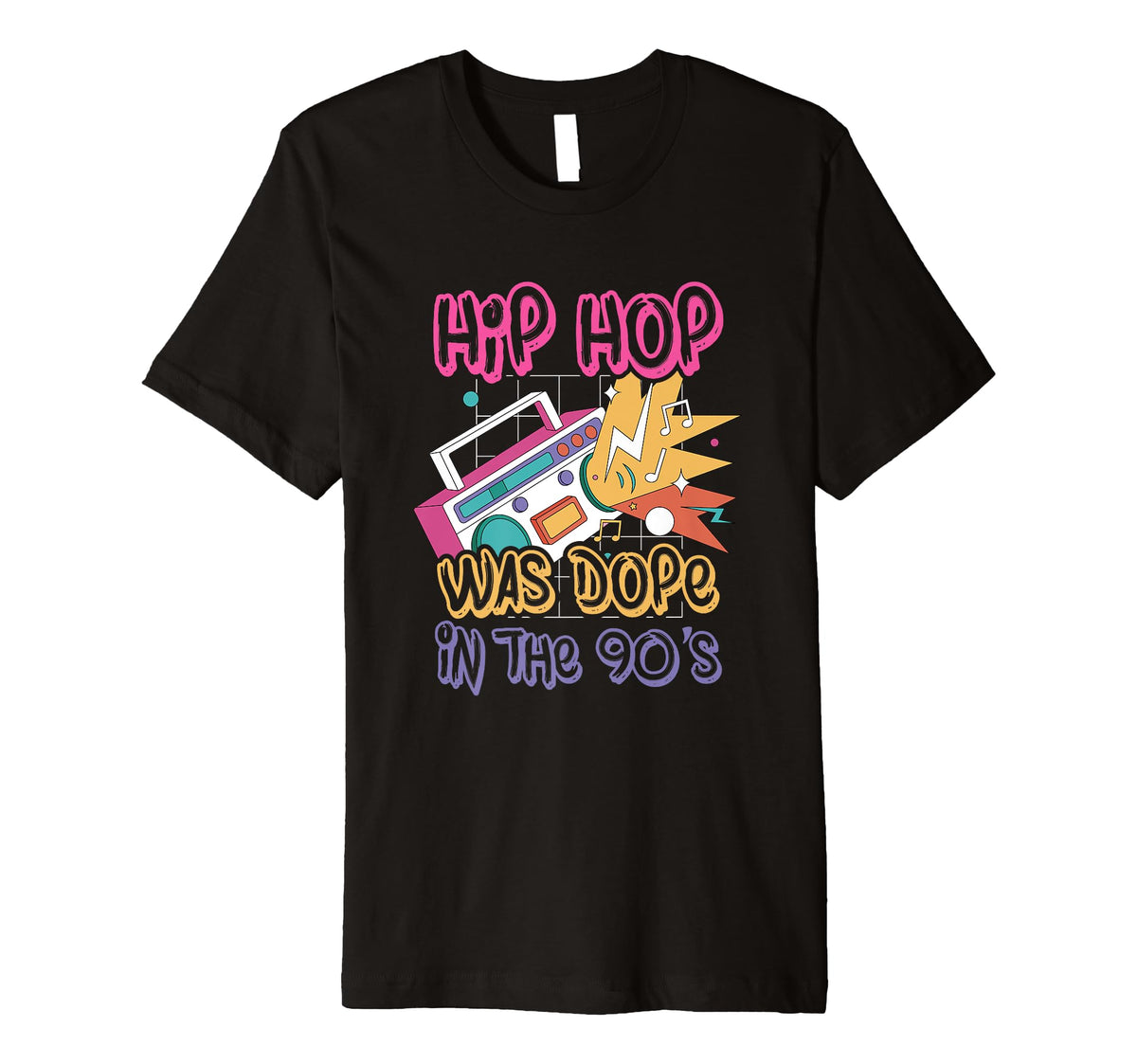 Hip Hop Was Dope 90S Music Fan Grunge T-Shirt - Aesthetic Graphic Unisex