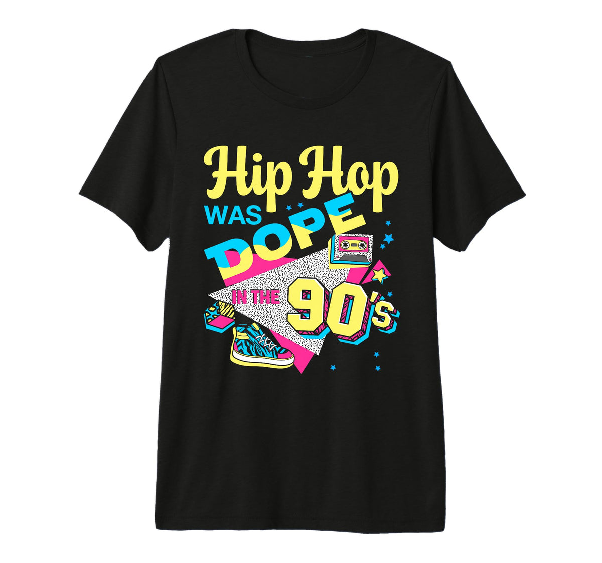 Dope Like 90S Hip Hop Old School T-Shirt - Casual Everyday Wear Men Women
