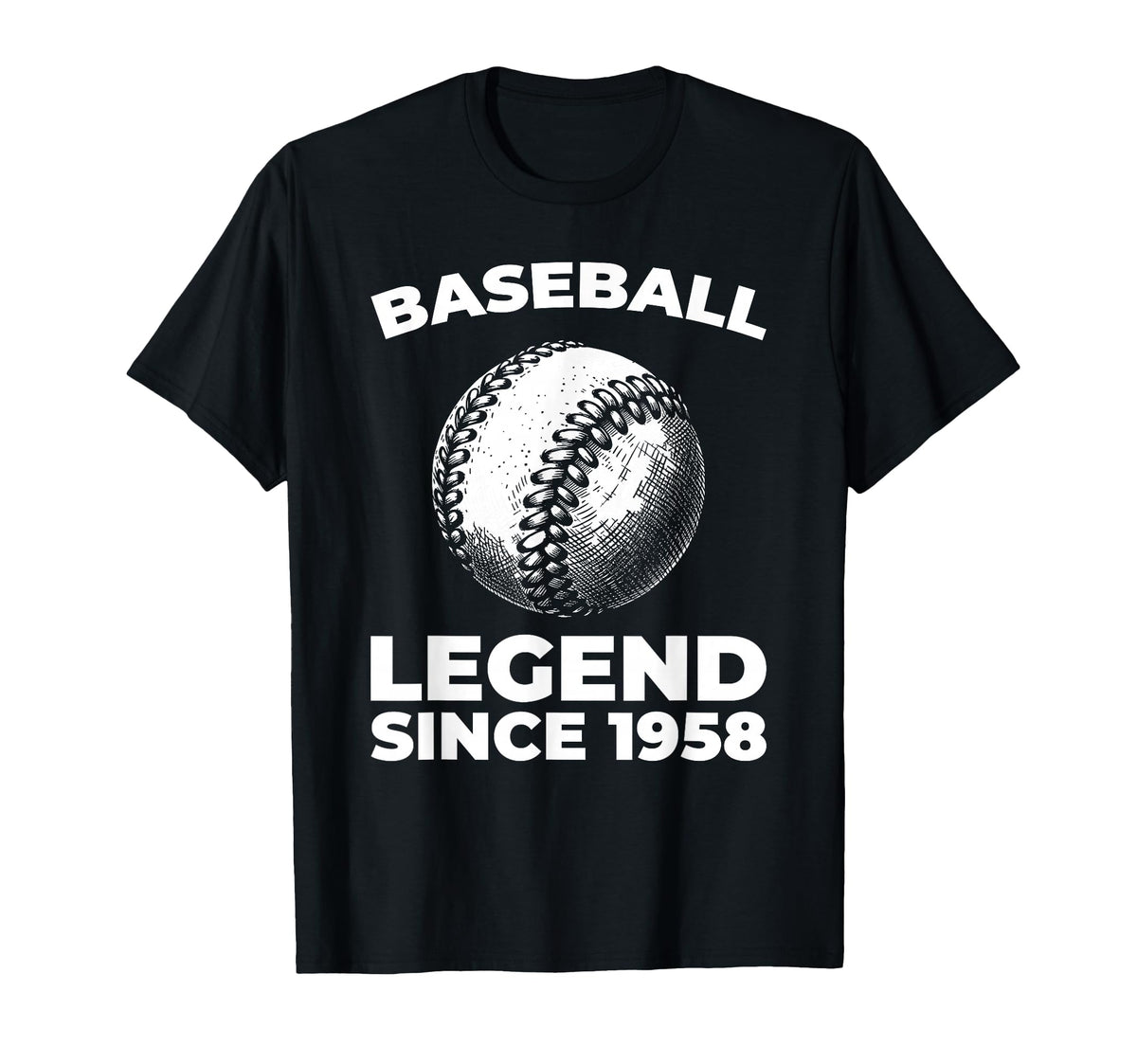 Born 1958 Baseballer Sport Team T-Shirt - Streetwear Style Men Women