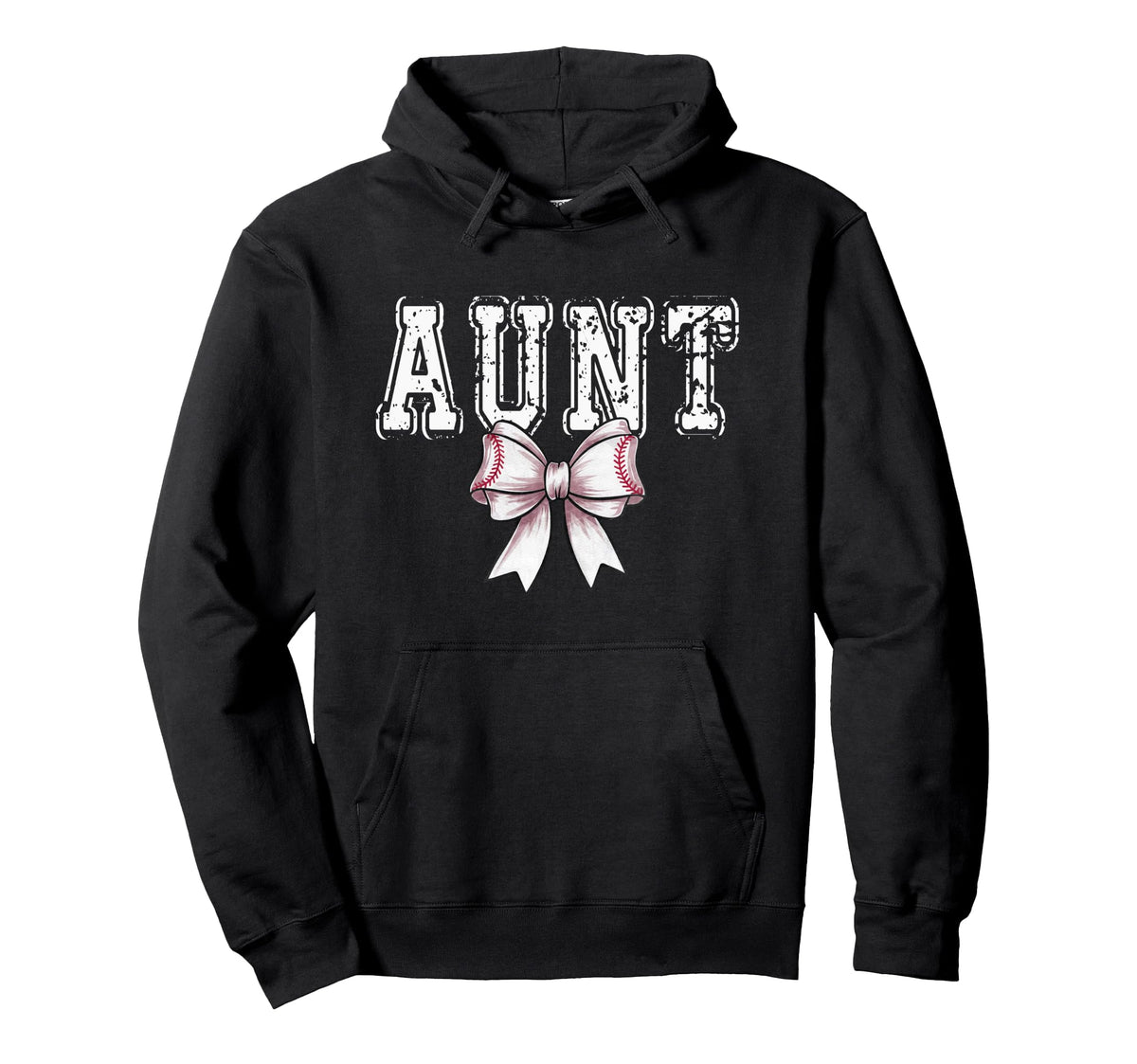 Coquette Baseball Aunt Spirit Hoodie - Fun Novelty Design Men Women