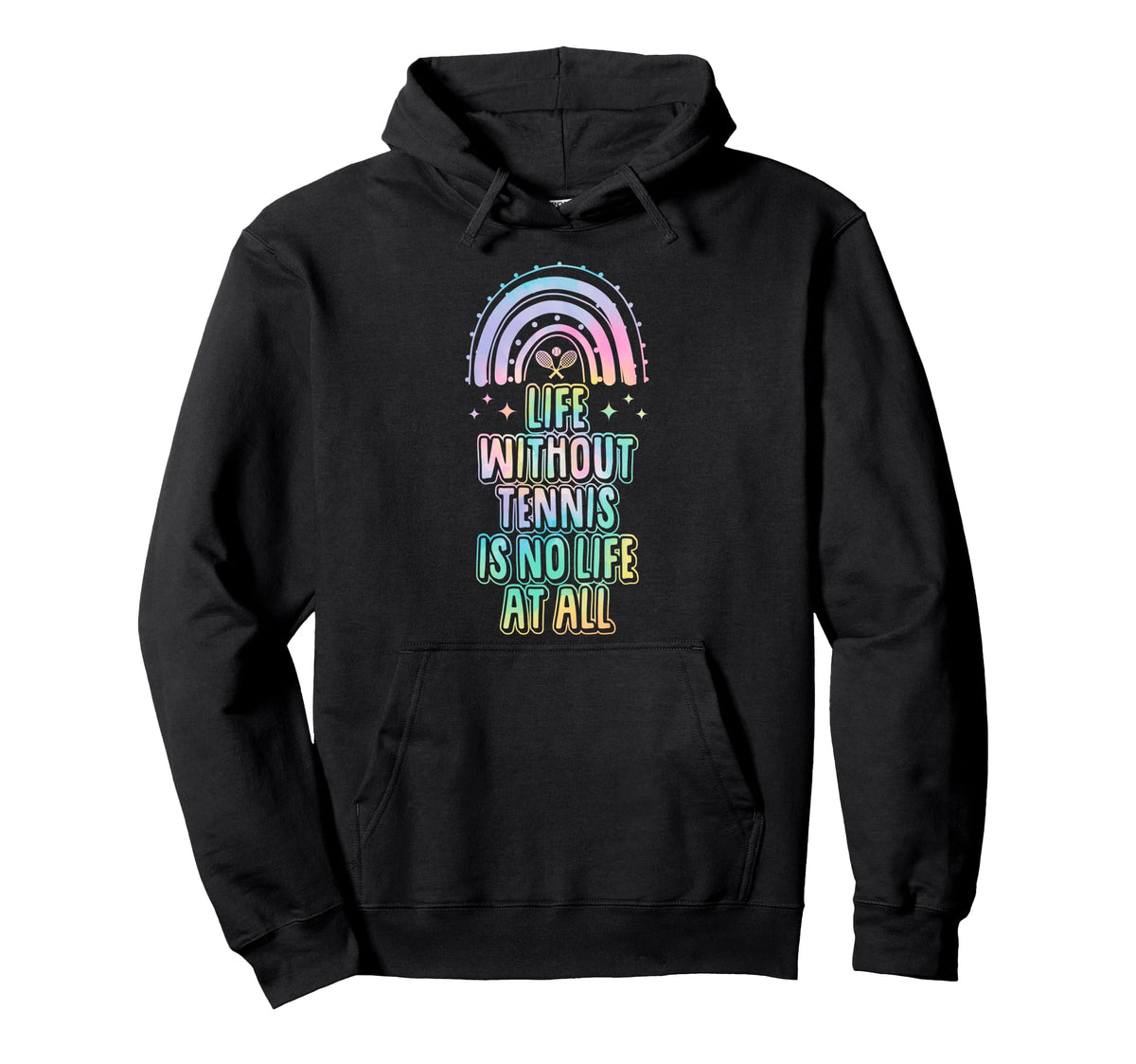Life Without Tennis Is No Life All Hoodie - Trendy Graphic for Adults