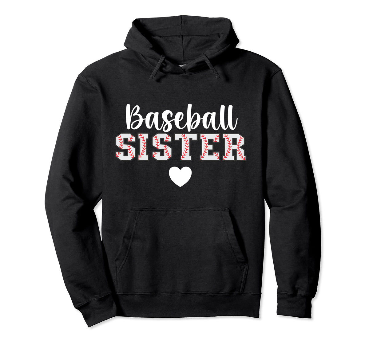 Baseball Sister Proud Baseball Players Hoodie - Novelty Apparel Men Women