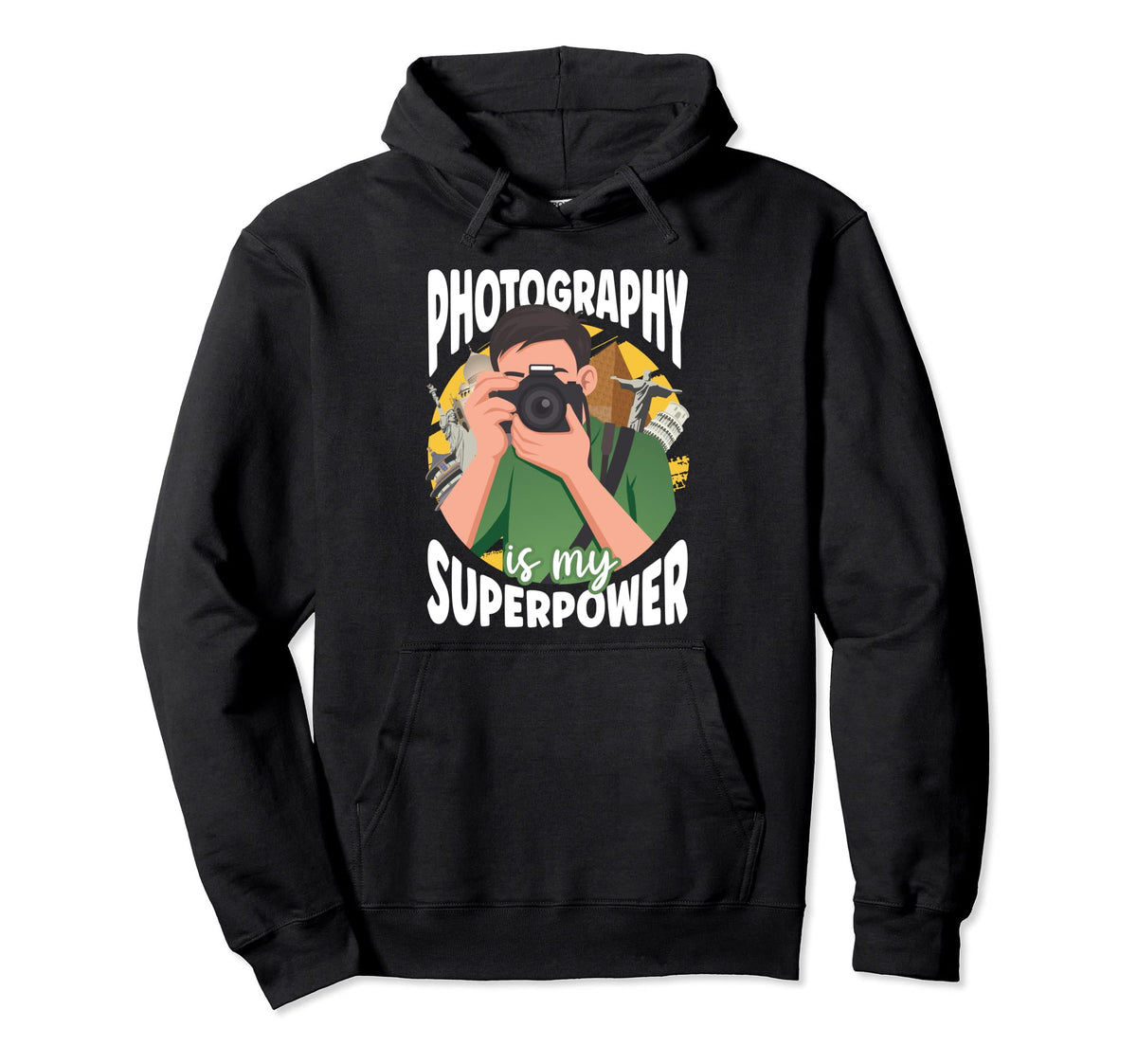 Photography Is My Superpower Funny Hoodie - Trendy Graphic Men Women