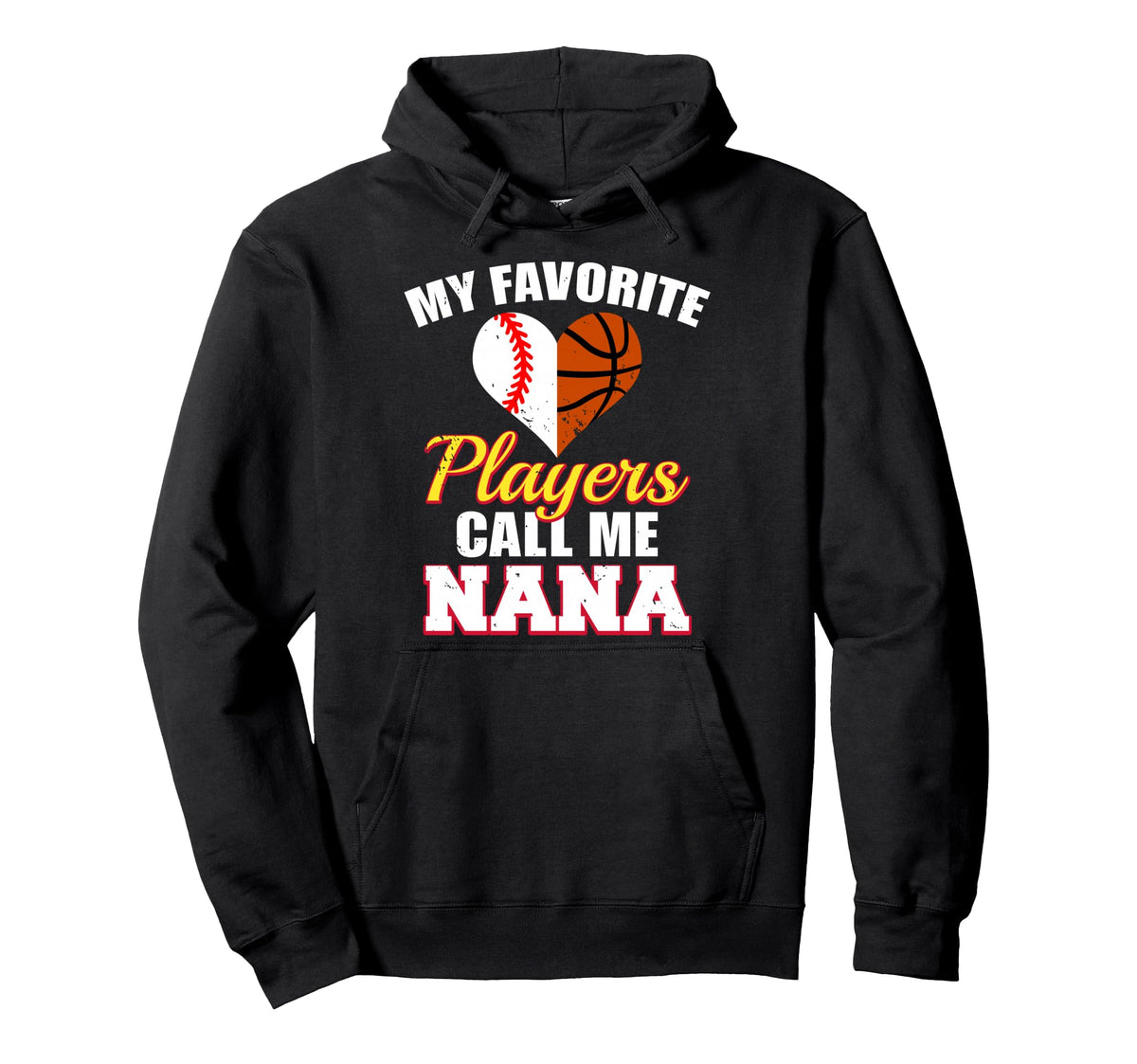 My Favorite Baseball Basketball Hoodie - Streetwear Style for Adults