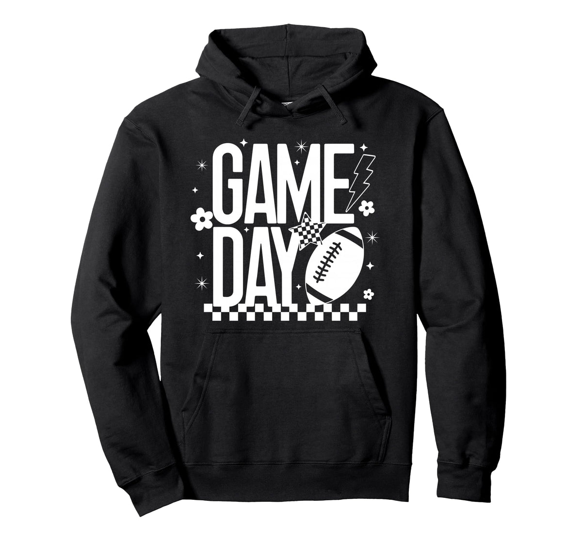 Game Day Football Season Mom Hoodie - Custom Art Print for Adults