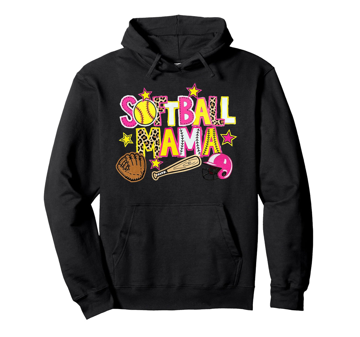 Softball Mama Mothers Day Gameday Hoodie - Minimalist Print Men Women