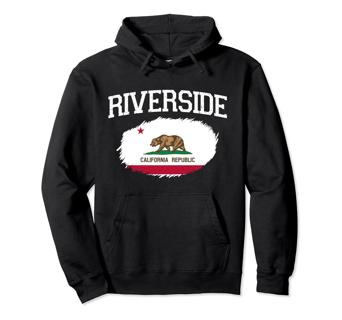 Riverside Ca California Flag Usa Sports Hoodie - Unique Graphic for Adults