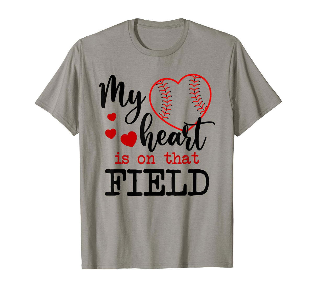 My Heart Is That Field Ballpark T Ball T-Shirt - Streetwear Style Unisex