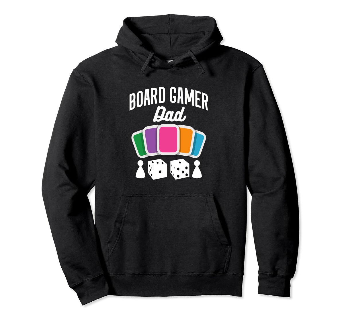 Board Gamer Dad Tabletop Board Games Hoodie - Streetwear Style Men Women