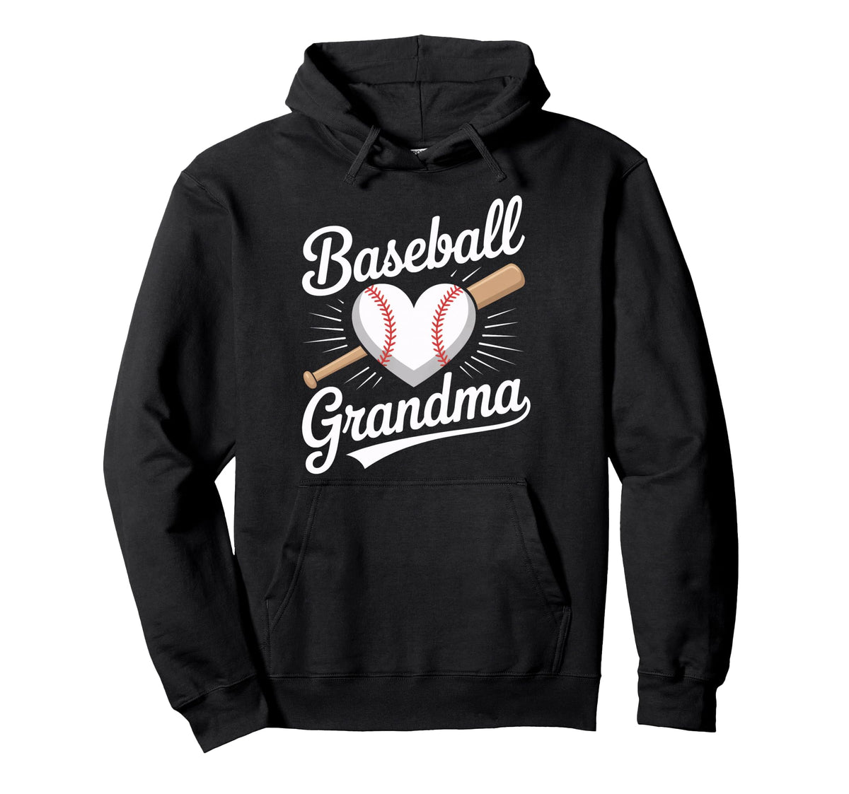 Baseball Grandma Baseball Lovers Hoodie - Streetwear Style for Adults