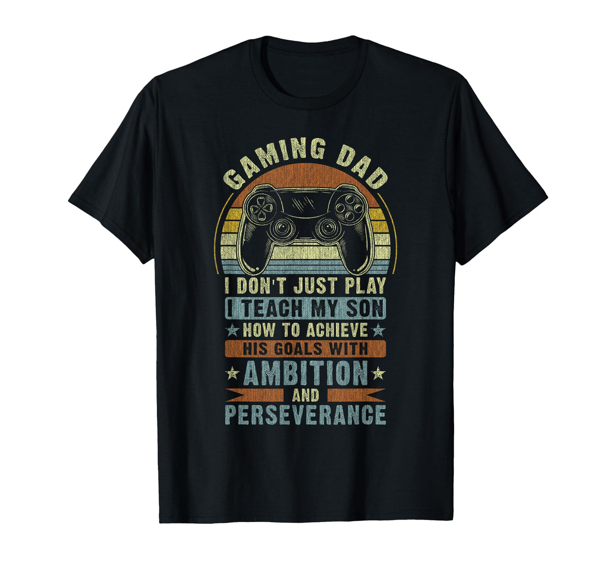 Gaming Dad Father Son Fathers Day T-Shirt - Streetwear Style Men Women