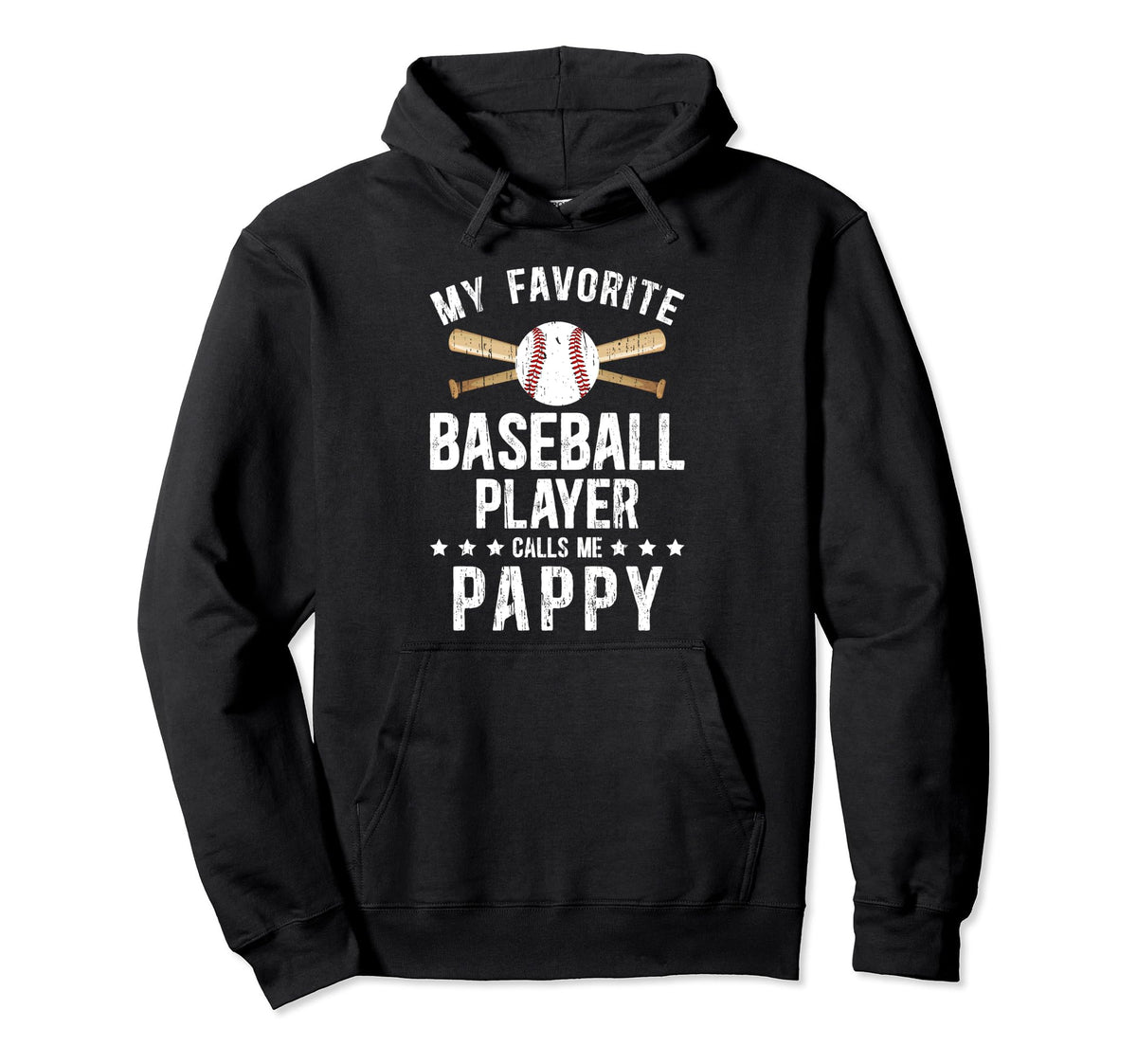 My Favorite Baseball Player Pappy Hoodie - Streetwear Style Men Women