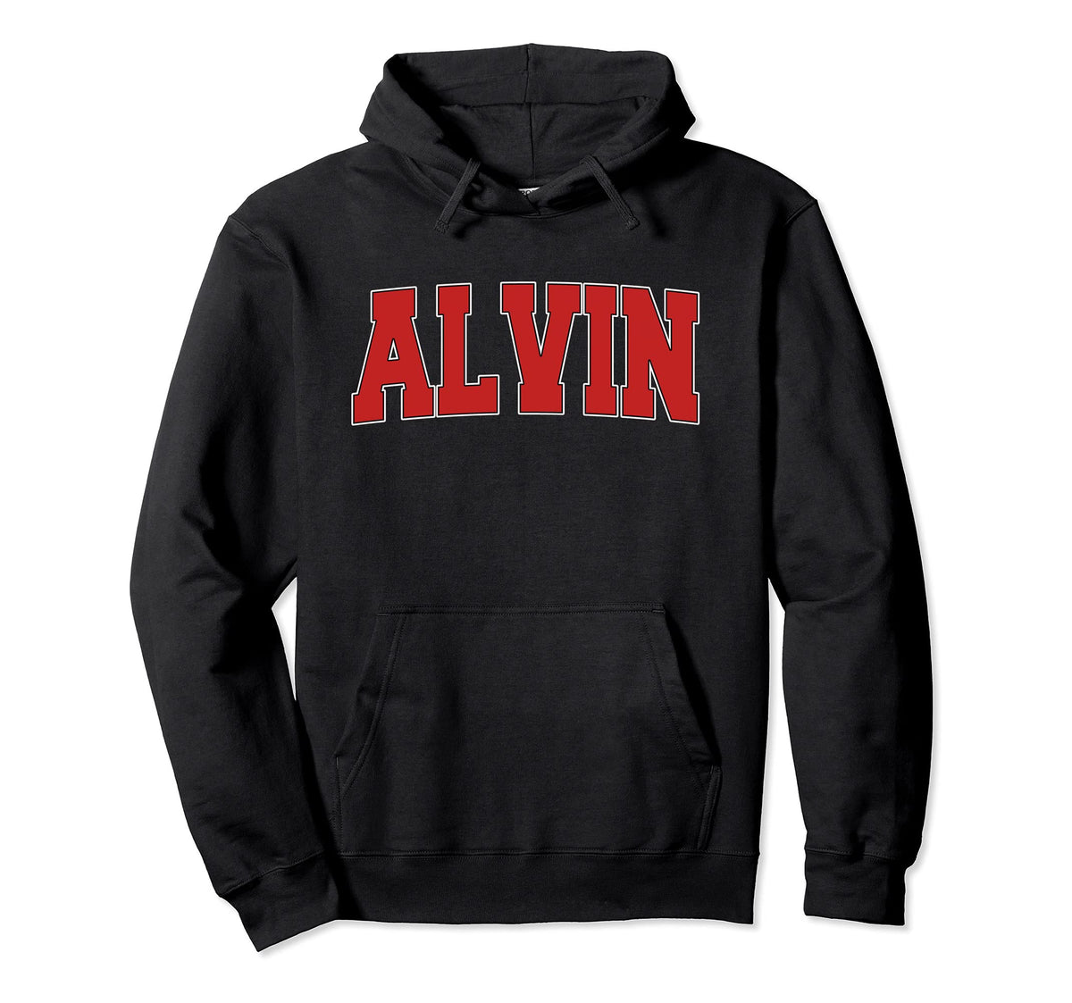 Alvin Tx Texas Varsity Usa Sports Hoodie - Fun Novelty Design for Adults
