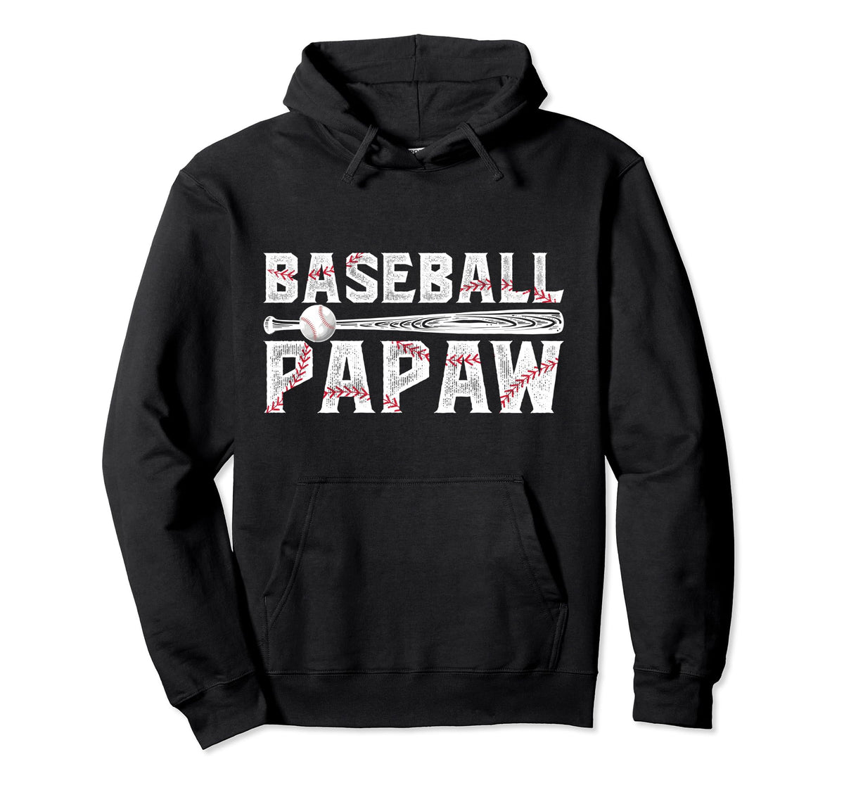 Baseball Papaw Proud Grandpa Papaw Hoodie - Novelty Apparel Men Women
