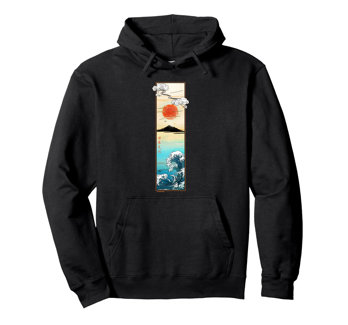 Japan Sunset Art Japanese Harajuku Hoodie - Aesthetic Graphic Men Women