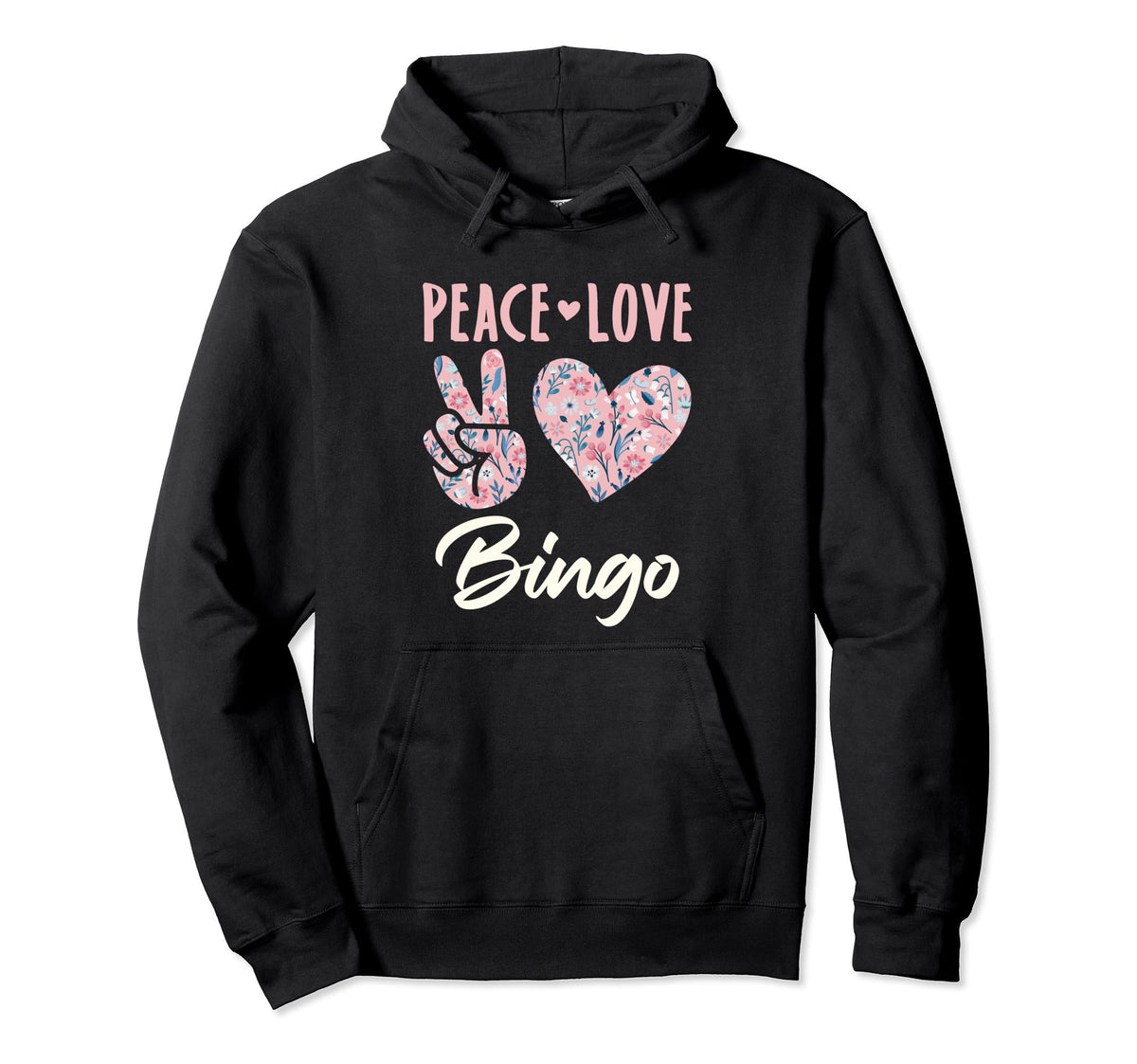 Peace Love Bingo Player Gifts And T-Shirt - Minimalist Print Men Women