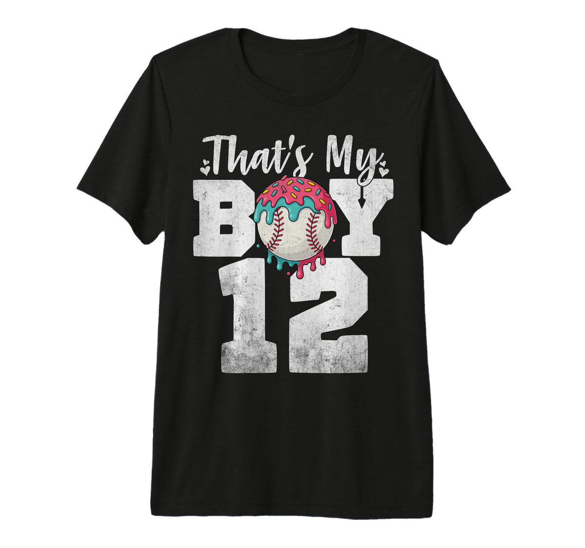 Thats My Baseball 12 Number Mom T-Shirt - Casual Everyday Wear Men Women
