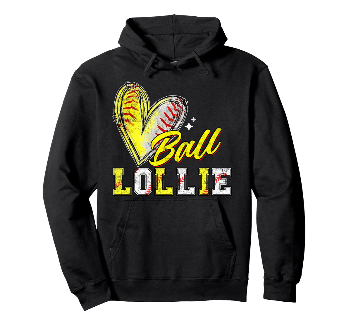 Funny Ball Lollie Softball Baseball Hoodie - Aesthetic Graphic Men Women