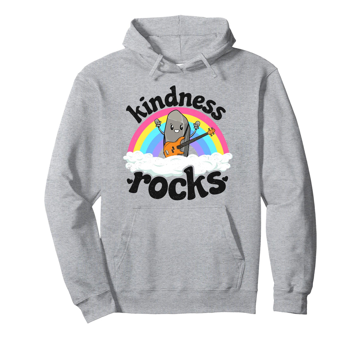 Anti Bullying Rainbow Hippie Music Hoodie - Trendy Graphic Men Women