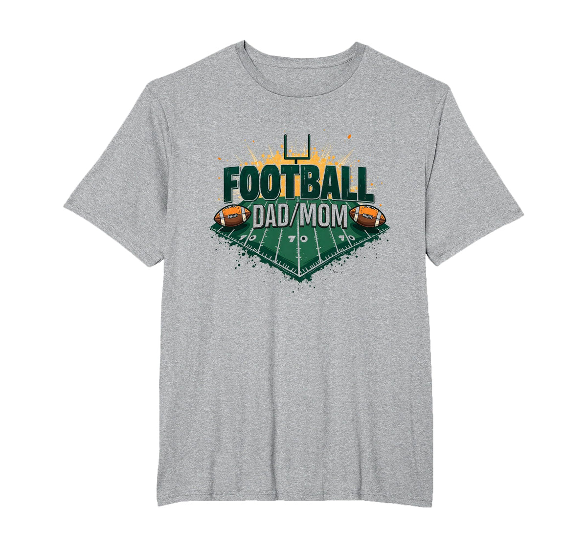 Football Dad Mom Proud Parent Game T-Shirt - Minimalist Print for Adults