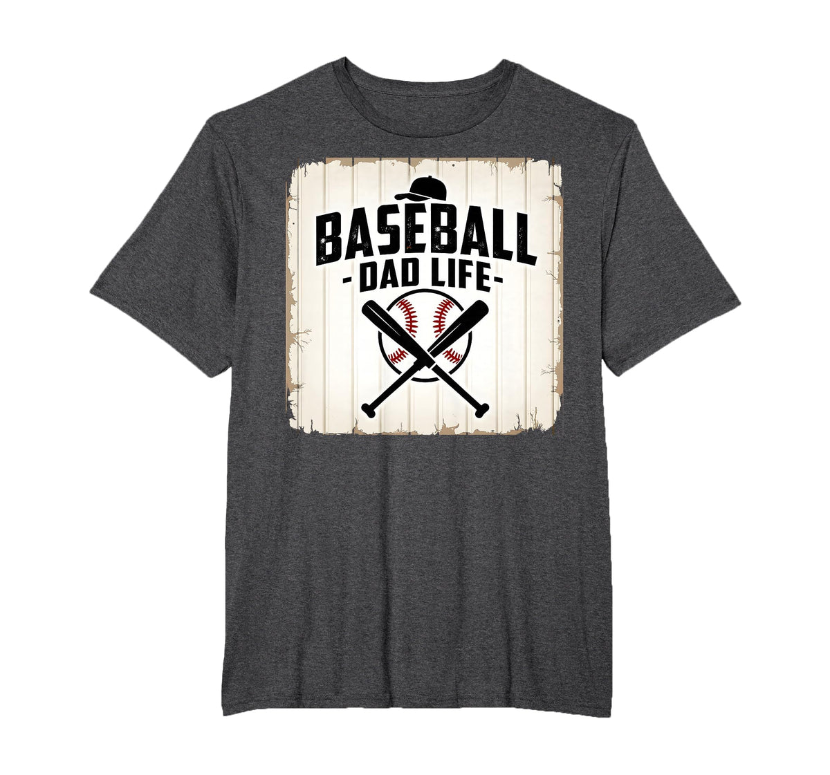 Baseball Dad Life Proud Father T-Shirt - Streetwear Style for Adults