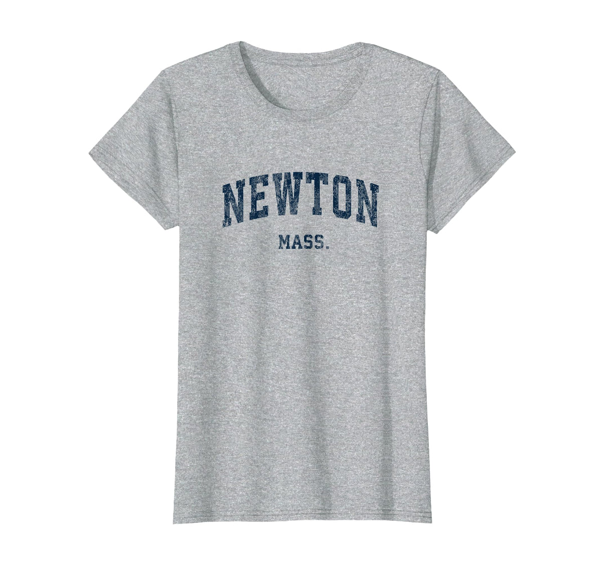 Newton Massachusetts Ma Varsity Sports T-Shirt - Novelty Apparel Men Women