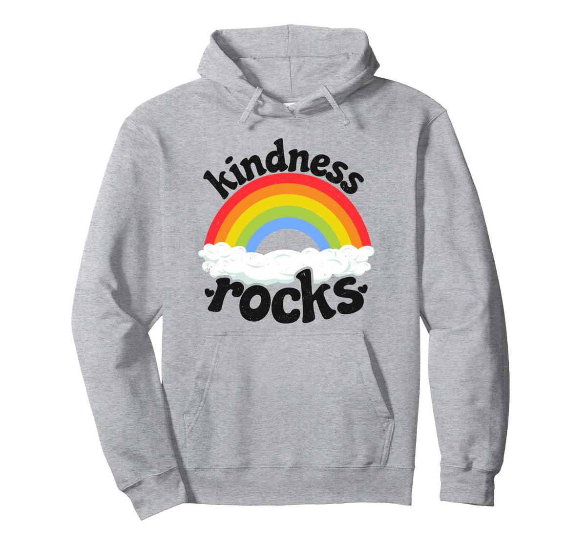 Hippie Teacher Anti Bullying Rainbow Hoodie - Novelty Apparel Men Women