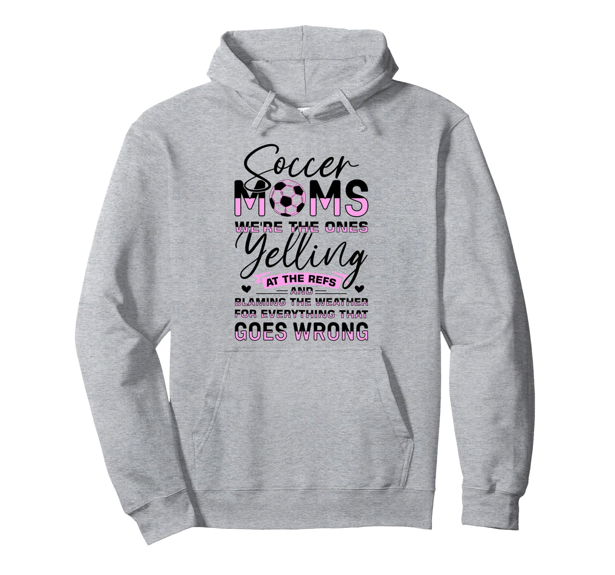 Soccer Mother Gameday Soccer Mom Hoodie - Fun Novelty Design Unisex