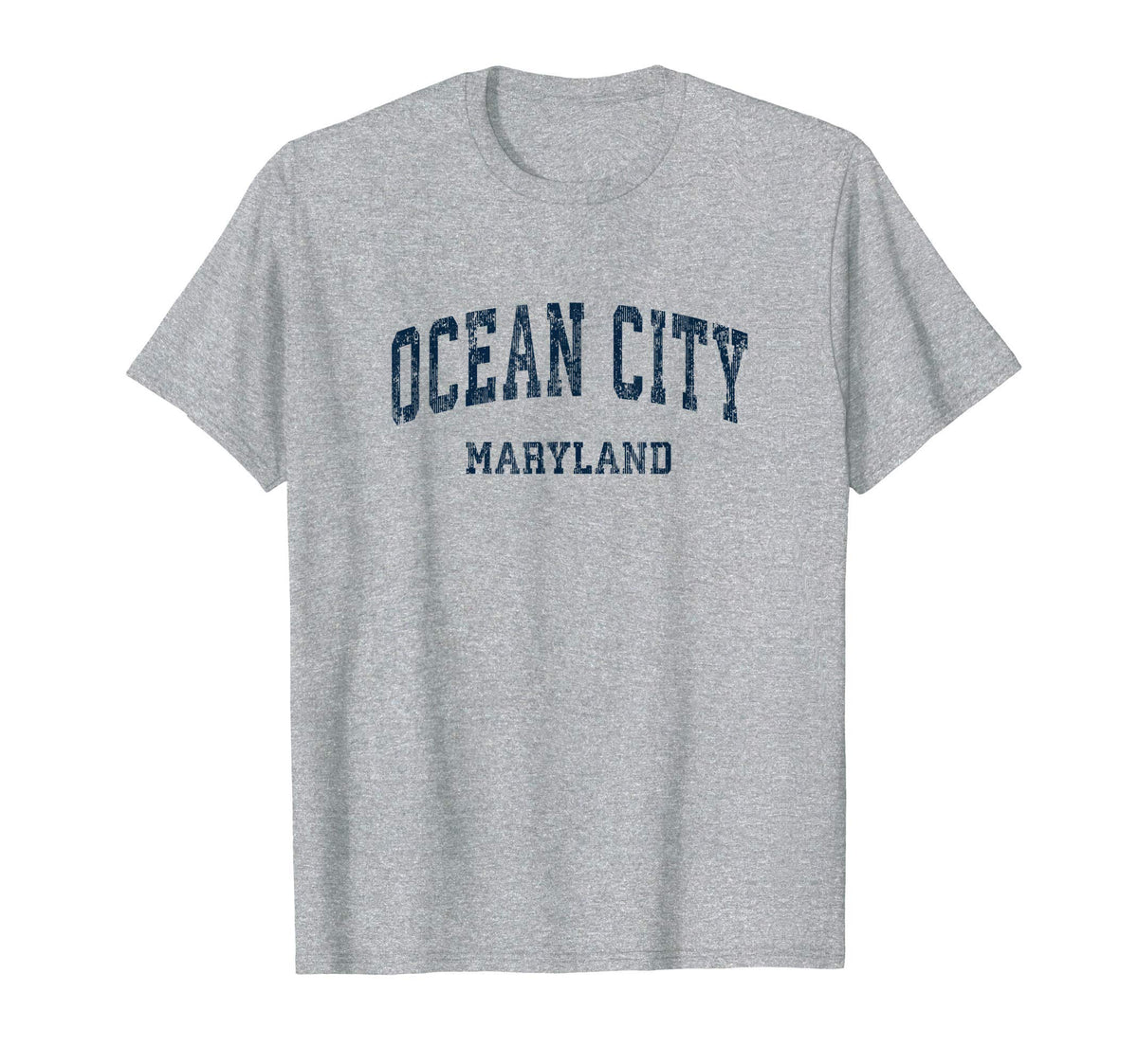Ocean City Maryland Md Varsity T-Shirt - Casual Everyday Wear Unisex