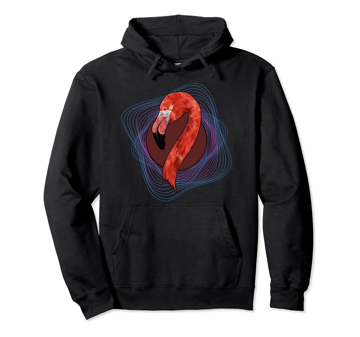Tropical Animal Vaporwave Hoodie - Casual Everyday Wear Men Women