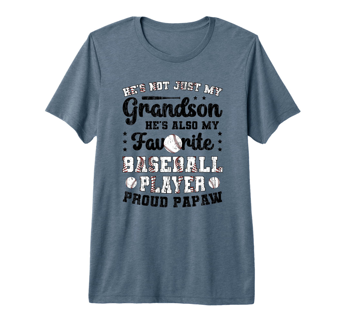 Mens Proud Papaw Baseball Papaw Baseball T-Shirt - Graphic Print Men Women