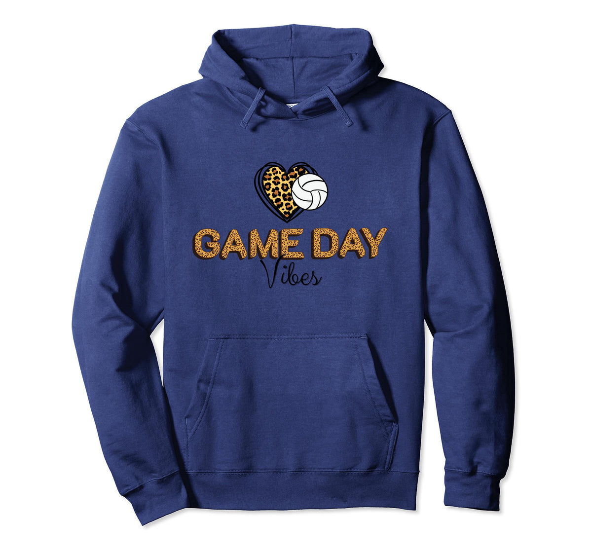 Volleyball Game Day Vibes Volleyball Hoodie - Aesthetic Graphic Men Women