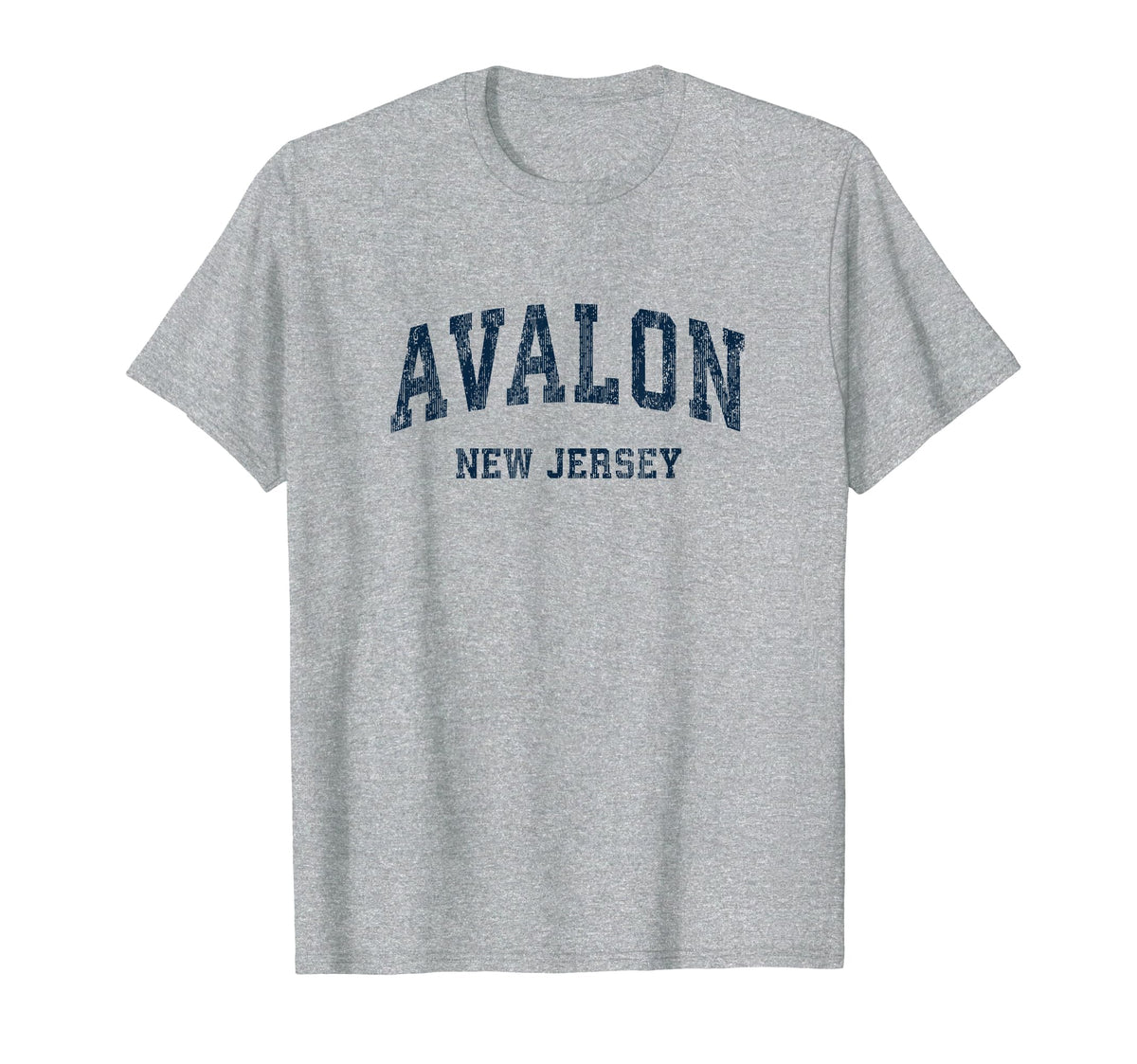 Avalon New Jersey Nj Varsity Sports T-Shirt - Casual Everyday Wear Unisex